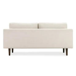 Poly And Bark Napa 72" Fabric Apartment Sofa -Poly and Bark Napa Fabric 7222 Apartment Sofa in Twill Wheat 1