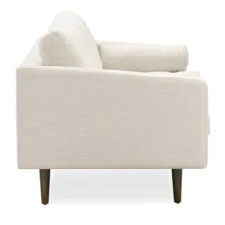 Poly And Bark Napa 72" Fabric Apartment Sofa -Poly and Bark Napa Fabric 7222 Apartment Sofa in Twill Wheat