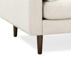 Poly And Bark Napa 72" Fabric Apartment Sofa -Poly and Bark Napa Fabric 7222 Apartment Sofa in Twill Wheat 3