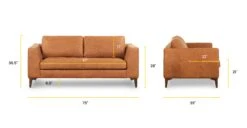 Calle 75" Apartment Sofa -Poly and Bark OiYBYx VPZoH32Qtea1QLaYHyeUuKsZ9ufoij79rEL0