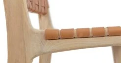 Banda Teak & Leather Counter Height Stool -Poly and Bark OnjBOWgxI9TqeGNah8q fzyxBNGcwNf3zQm xsCLypE