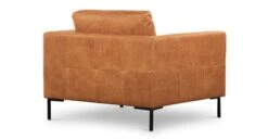 Calle Lounge Chair -Poly and Bark P LR 729 TAN MTLG BLK 4