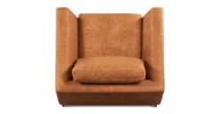 Calle Lounge Chair -Poly and Bark P LR 729 TAN MTLG BLK 6 scaled