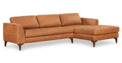 Calle Right-Facing Sectional 22 Calle Right-Facing Sectional -Poly and Bark P LR 733 RS TAN WDLG W5 2