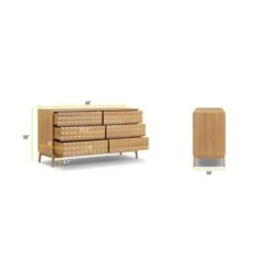 Poly And Bark Abbie 6 Drawer Dresser