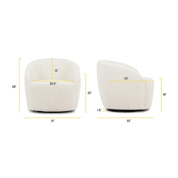 Poly And Bark Alma Swivel Lounge Chair 19 Poly And Bark Alma Swivel Lounge Chair - Image 19