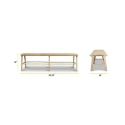 Poly And Bark Batu Indoor / Outdoor Bench