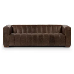 Poly And Bark Canale 86" Sofa - Genuine Italian Leather -Poly and Bark Poly and Bark Canale 8622 Sofa 2