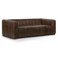 Poly And Bark Canale 86" Sofa - Genuine Italian Leather -Poly and Bark Poly and Bark Canale 8622 Sofa 3