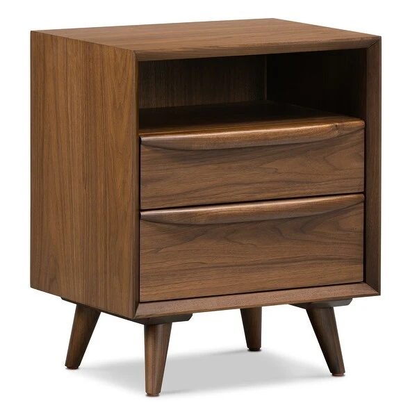 Poly And Bark Cura Nightstand In Walnut 3 Poly And Bark Cura Nightstand In Walnut - Image 3