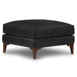 Poly And Bark Essex Ottoman - Genuine Italian Leather -Poly and Bark Poly and Bark Essex Ottoman 3