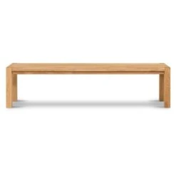 Poly And Bark Festa 71" Solid American Oak Bench