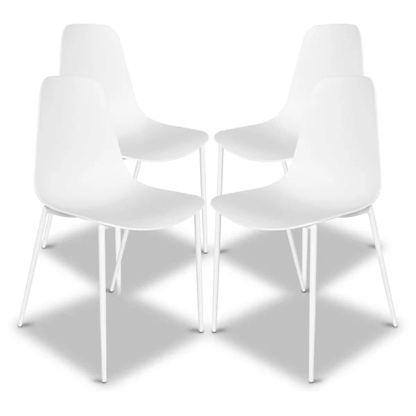 Poly And Bark Isla Modern Chairs (Set Of 4) 3 Poly And Bark Isla Modern Chairs (Set Of 4) - Image 3