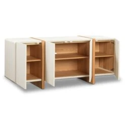 Poly And Bark Lazio 72" Sideboard In Linen White 14 Poly And Bark Lazio 72" Sideboard In Linen White -Poly and Bark Poly and Bark Lazio 7222 Sideboard in Linen White 3