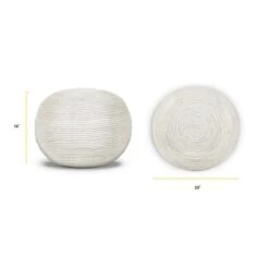 Poly And Bark Lia 20" Pouf 19 Poly And Bark Lia 20" Pouf -Poly and Bark Poly and Bark Lia 2022 Pouf 9