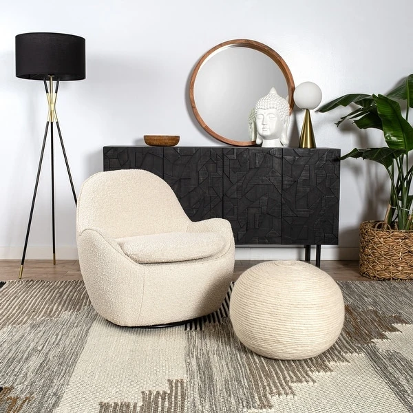 Poly And Bark Lia 20" Pouf 1 Poly And Bark Lia 20" Pouf