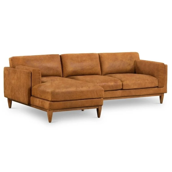 Poly And Bark Mara Sectional Sofa - Genuine Italian Leather 4 Poly And Bark Mara Sectional Sofa - Genuine Italian Leather - Image 4