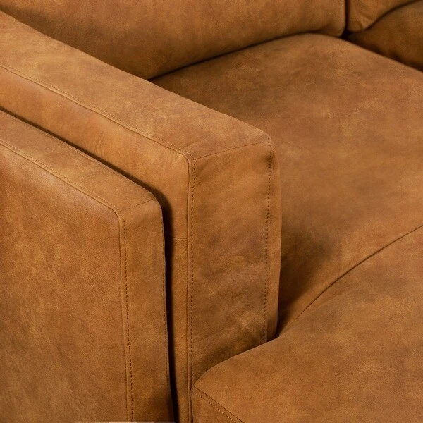 Poly And Bark Mara Sectional Sofa - Genuine Italian Leather 9 Poly And Bark Mara Sectional Sofa - Genuine Italian Leather - Image 9