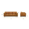 Poly And Bark Mara Sofa - Genuine Italian Leather