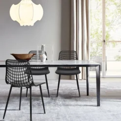 Poly And Bark Marais Dining Chair (Set Of 4) -Poly and Bark Poly and Bark Marais Dining Chair in Black 28Set of 429 12