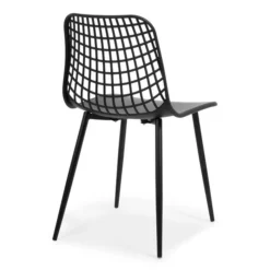 Poly And Bark Marais Dining Chair (Set Of 4) -Poly and Bark Poly and Bark Marais Dining Chair in Black 28Set of 429 5