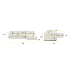 Poly And Bark Marcel Sectional Sofa