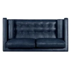 Poly And Bark Napa 72-inch Apartment Sofa - Genuine Italian Leather -Poly and Bark Poly and Bark Napa 72 inch Apartment Sofa Genuine Italian Leather 6