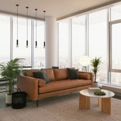 Poly And Bark Napa 88.5" Sofa - Genuine Italian Leather 27 Poly And Bark Napa 88.5" Sofa - Genuine Italian Leather -Poly and Bark Poly and Bark Napa 88.522 Sofa Genuine Italian Leather 1