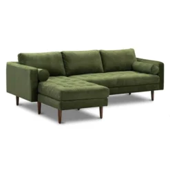 Poly And Bark Napa Fabric Left Sectional Sofa -Poly and Bark Poly and Bark Napa Fabric Left Sectional Sofa 4