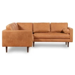 Poly And Bark Napa Corner Sectional Sofa - Genuine Italian Leather 19 Poly And Bark Napa Corner Sectional Sofa - Genuine Italian Leather -Poly and Bark Poly and Bark Napa Leather Corner Sectional Sofa 3