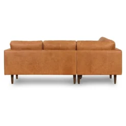 Poly And Bark Napa Corner Sectional Sofa - Genuine Italian Leather 21 Poly And Bark Napa Corner Sectional Sofa - Genuine Italian Leather -Poly and Bark Poly and Bark Napa Leather Corner Sectional Sofa 5