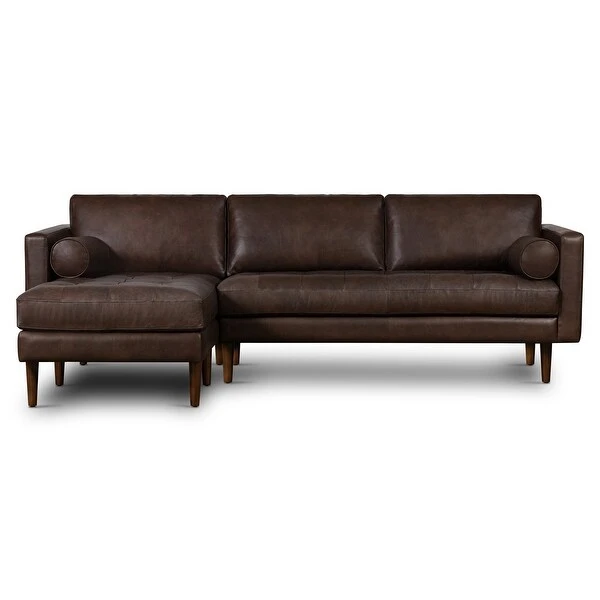 Poly And Bark Napa Left Sectional Sofa - Genuine Italian Leather 5 Poly And Bark Napa Left Sectional Sofa - Genuine Italian Leather - Image 5