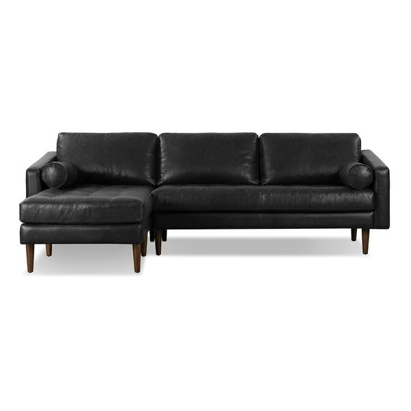 Poly And Bark Napa Left Sectional Sofa - Genuine Italian Leather 3 Poly And Bark Napa Left Sectional Sofa - Genuine Italian Leather - Image 3