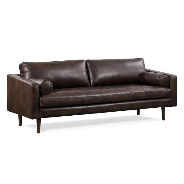 Poly And Bark Napa 88.5" Sofa - Genuine Italian Leather 2 Poly And Bark Napa 88.5" Sofa - Genuine Italian Leather - Image 2