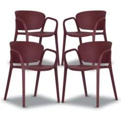 Poly And Bark Pan Dining Chair (Set Of 4) -Poly and Bark Poly and Bark Pan Dining Chair 28Set of 429 2