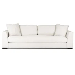 Poly And Bark Upholstered Luxurious Fabric Capri Sofa -Poly and Bark Poly and Bark Upholstered Neutral Fabric Capri Sofa 4