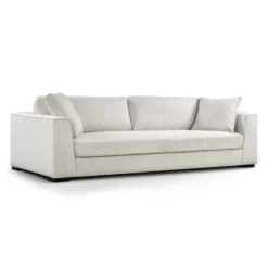 Poly And Bark Upholstered Luxurious Fabric Capri Sofa -Poly and Bark Poly and Bark Upholstered Neutral Fabric Capri Sofa 7