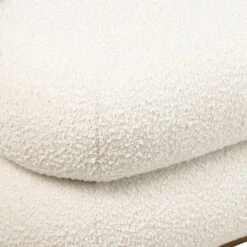 Poly And Bark Varde Bench In Froth White Boucle -Poly and Bark Poly and Bark Varde Bench in Froth White Boucle 9