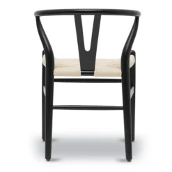 Poly And Bark Weave Chair - Solid Wood Frame (Black) -Poly and Bark Poly and Bark Weave Chair Solid Wood Frame 28Black29 6