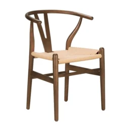 Poly And Bark Weave Chair - Solid Wood Frame (Walnut) -Poly and Bark Poly and Bark Weave Chair Solid Wood Frame 28Walnut29 1