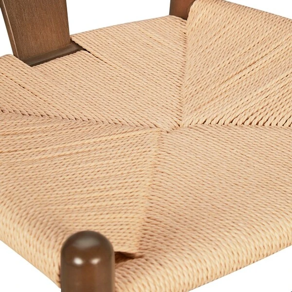 Poly And Bark Weave Chairs - Solid Wood Frame (Set Of 2) 1 Poly And Bark Weave Chairs - Solid Wood Frame (Set Of 2)