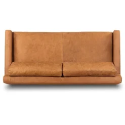 Poly And Bark Zyon Sofa In Cognac Tan -Poly and Bark Poly and Bark Zyon Sofa in Cognac Tan 6