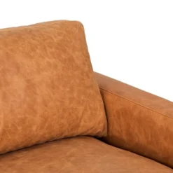Poly And Bark Zyon Sofa In Cognac Tan -Poly and Bark Poly and Bark Zyon Sofa in Cognac Tan 9