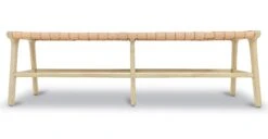 Banda Teak & Leather Bench 23 Banda Teak & Leather Bench -Poly and Bark RDTdqnvYuPBApyZad8BPSfPw7365pwOqpQEAQnF65U