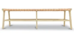 Banda Teak & Leather Bench -Poly and Bark RDTdqnvYuPBApyZad8BPSfPw7365pwOqpQEAQnF65U scaled
