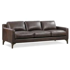 Poly And Bark Sorrento Sofa - Genuine Italian Leather -Poly and Bark Strick 26 Bolton Kippi Leather Sofa 1