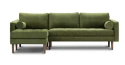 Napa Velvet Left-Facing Sectional Sofa -Poly and Bark Tm3FdRtq16bLU4Ja69P1Ld MM0EaHacA1ncwkB8Ukz4