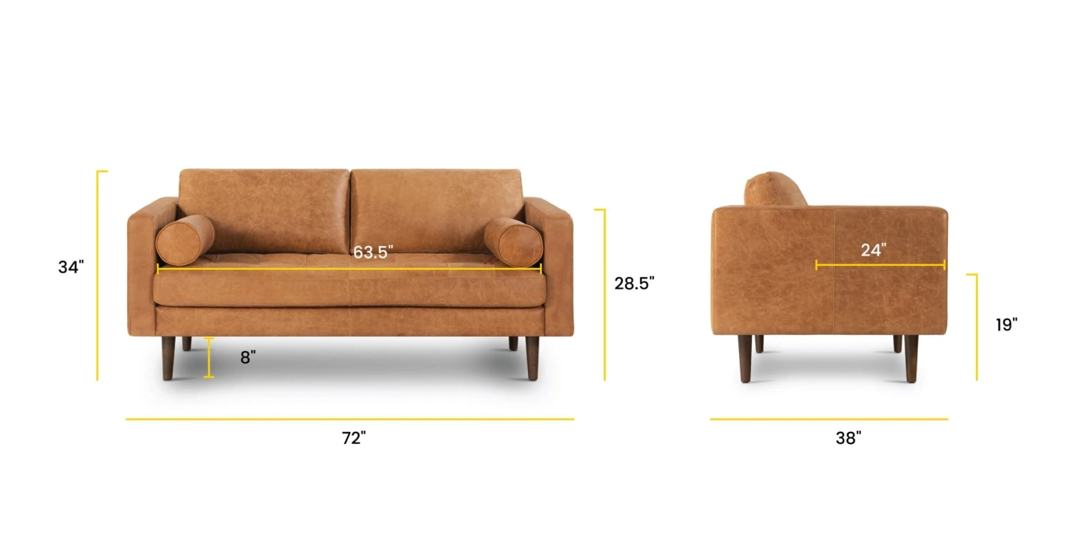 Napa 72" Apartment Sofa 19 Napa 72" Apartment Sofa - Image 19