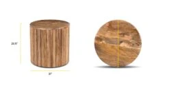 Deja Round Side Table With Storage 22 Deja Round Side Table With Storage -Poly and Bark cJISNaQ5hKLpYB13KEZ6O3b43pHSC8mp8J6uPbTWYe8