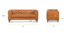 Essex 74" Apartment Sofa -Poly and Bark ccad5ae1 scaled